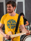 Music Can Change The World T-shirt -SmartPrintsInk Designs