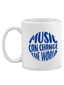 Music Can Change The World Mug -SmartPrintsInk Designs