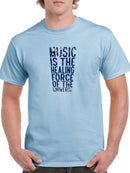 Music Is A Healing Force T-shirt -SmartPrintsInk Designs