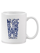 Music Is A Healing Force Mug -SmartPrintsInk Designs