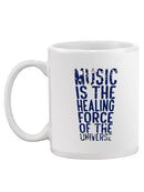 Music Is A Healing Force Mug -SmartPrintsInk Designs