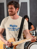 Music Is Who I Am T-shirt -SmartPrintsInk Designs