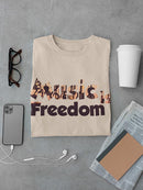 Music Is Freedom T-shirt -SmartPrintsInk Designs