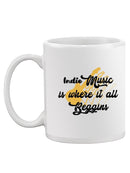 Indie Music Mug -SmartPrintsInk Designs