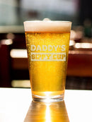 Daddy's Sippy Cup Pint Glass -SmartPrintsInk Designs
