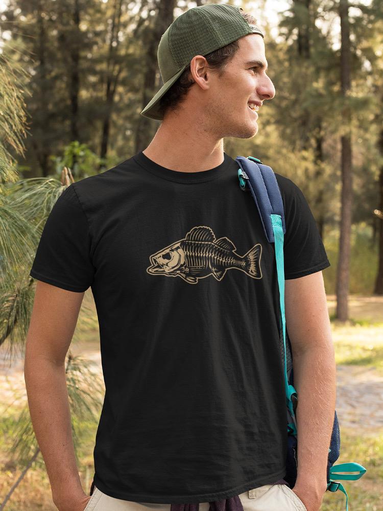 Fish Skeleton T-shirt -SmartPrintsInk Designs