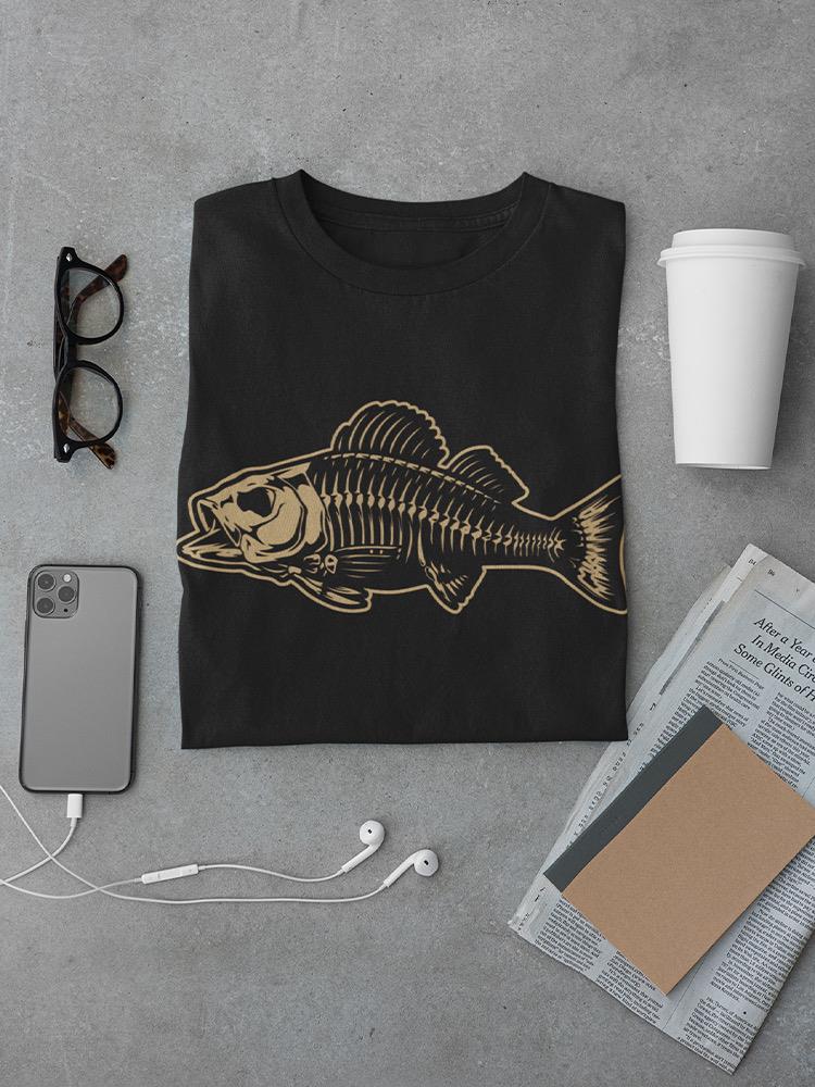 Fish Skeleton T-shirt -SmartPrintsInk Designs