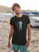 Fishing Shadow T-shirt -SmartPrintsInk Designs