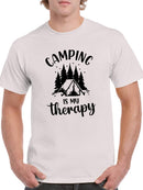 Camping Is My Therapy T-shirt -SmartPrintsInk Designs
