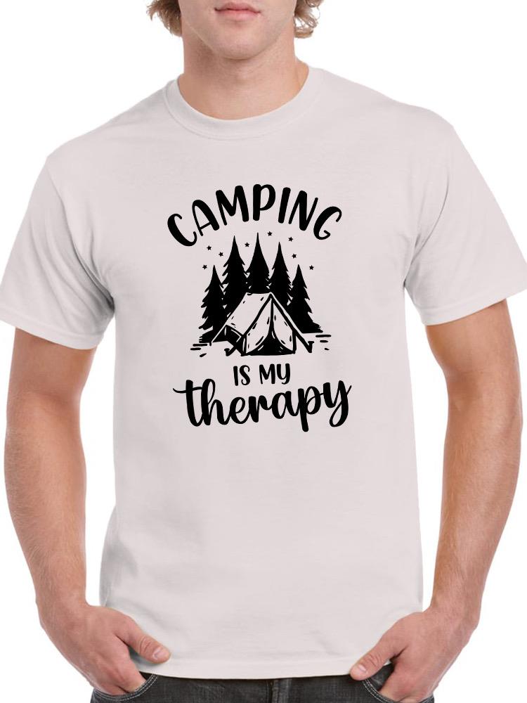 Camping Is My Therapy T-shirt -SmartPrintsInk Designs