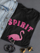 Spirit Animal Flamingo Shaped T-shirt -SmartPrintsInk Designs