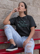 Consequences Of My Actions Shaped T-shirt -SmartPrintsInk Designs