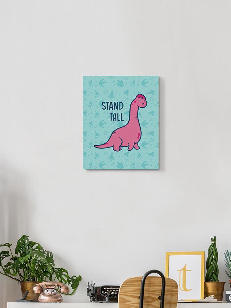 Stand Tall Dinosaur Wall Art -SmartPrintsInk Designs