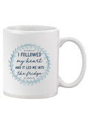 My Heart Led Me To The Fridge Mug -SmartPrintsInk Designs
