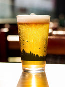 Birds And Trees Pint Glass -SmartPrintsInk Designs