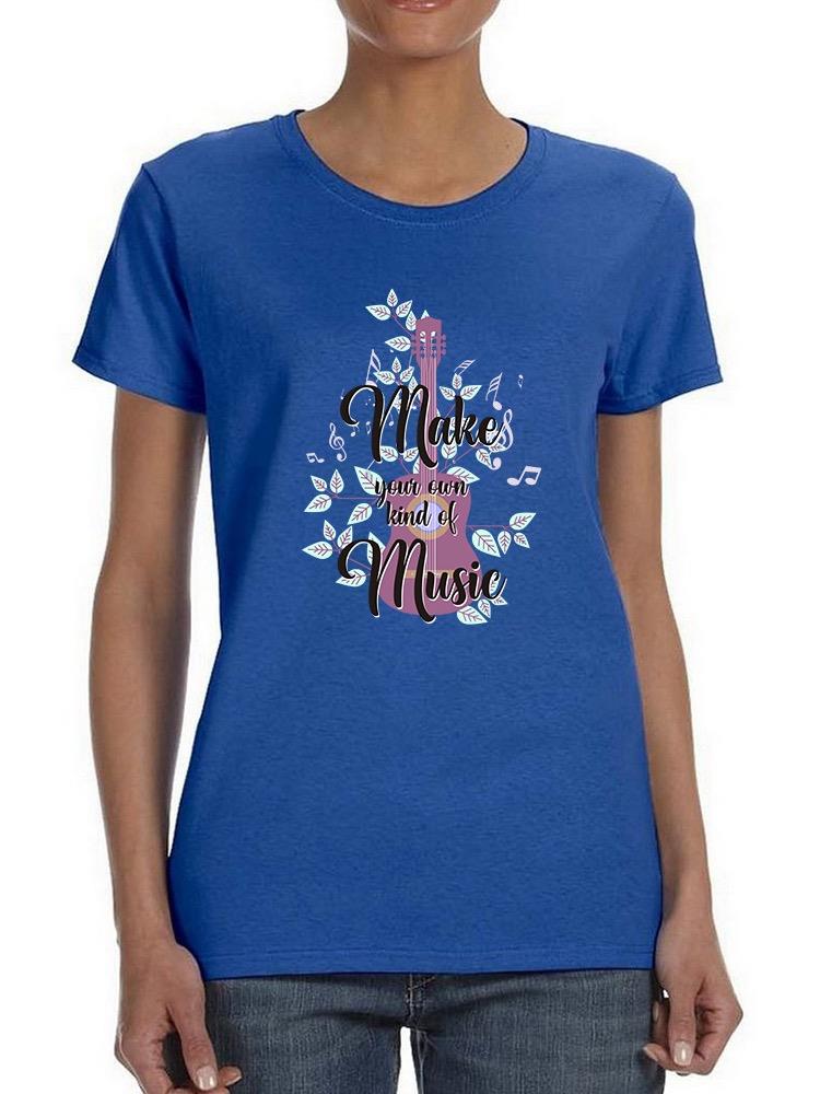 Make Your Own Music Quote Shaped T-shirt -SmartPrintsInk Designs