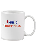 More Music Happiness Quote Mug -SmartPrintsInk Designs