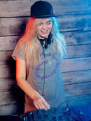 Music Gets Me Spiral Quote Shaped T-shirt -SmartPrintsInk Designs