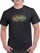 Music Is Therapy Quote T-shirt -SmartPrintsInk Designs
