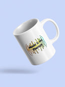 Music Is Therapy Quote Mug -SmartPrintsInk Designs