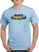 Music Is In Dna Quote T-shirt -SmartPrintsInk Designs