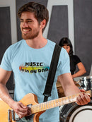 Music Is In Dna Quote T-shirt -SmartPrintsInk Designs