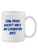 Good Music Doesnt Expire Quote Mug -SmartPrintsInk Designs