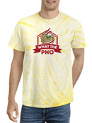 What The Pho Sign Art Tie Dye Tee -SmartPrintsInk Designs