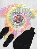 Fueles By Ramen Watercolor Art Tie Dye Tee -SmartPrintsInk Designs