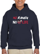 No Ramen No Life Quote Art Hoodie or Sweatshirt -SmartPrintsInk Designs