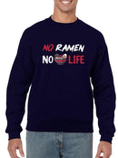 No Ramen No Life Quote Art Hoodie or Sweatshirt -SmartPrintsInk Designs