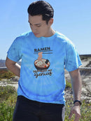 Ramen Fuel My Genius Art Tie Dye Tee -SmartPrintsInk Designs