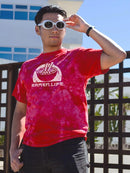 Ramen Life Faded Bowl Art Tie Dye Tee -SmartPrintsInk Designs