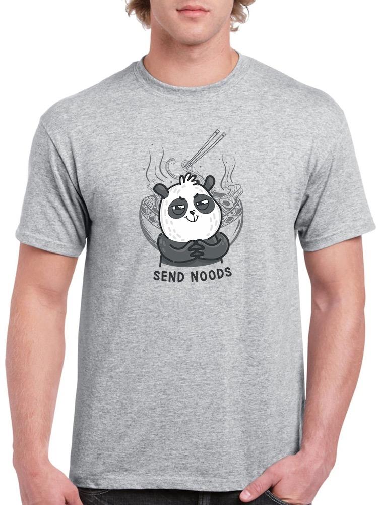 Send Noods Naughty Panda Art T-shirt -SmartPrintsInk Designs