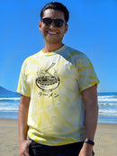 Ramen Japanese Style Lineart Tie Dye Tee -SmartPrintsInk Designs
