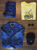 Ramen Japanese Style Lineart Tie Dye Tee -SmartPrintsInk Designs