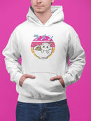 Ramen Neko Bowl Faded Art Hoodie or Sweatshirt -SmartPrintsInk Designs