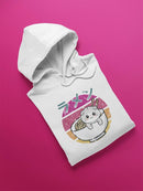 Ramen Neko Bowl Faded Art Hoodie or Sweatshirt -SmartPrintsInk Designs