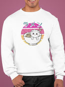 Ramen Neko Bowl Faded Art Hoodie or Sweatshirt -SmartPrintsInk Designs
