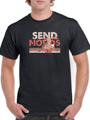 Send Noods 80s Style Art T-shirt -SmartPrintsInk Designs