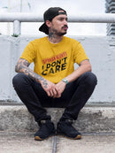 Spoiler Alert. I Don't Care T-shirt -SmartPrintsInk Designs