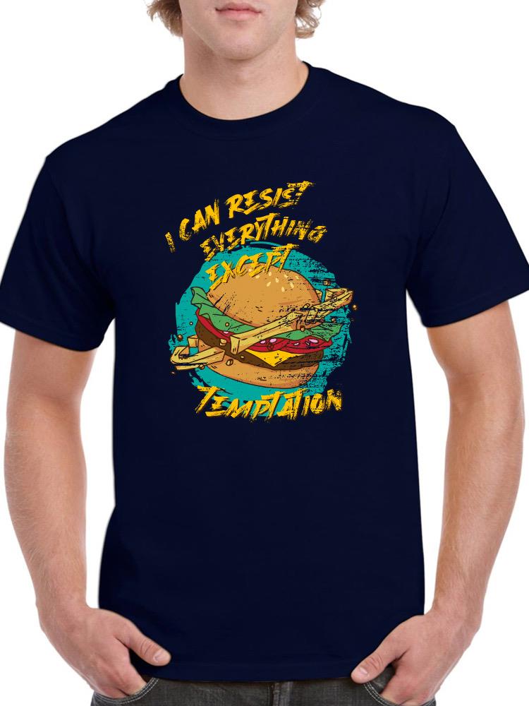 Resist Everything Except Burgers T-shirt -SmartPrintsInk Designs