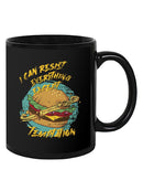 Resist Everything Except Burgers Mug -SmartPrintsInk Designs