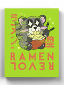 Ramen Lover Raccoon Wall Art -SmartPrintsInk Designs