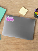 Lady Power Sticker -SmartPrintsInk Designs