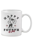 Fourth Of July Eagle Mug -SmartPrintsInk Designs