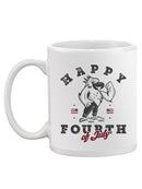 Fourth Of July Eagle Mug -SmartPrintsInk Designs