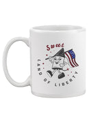 The Sweet Land Of Liberty Mug -SmartPrintsInk Designs