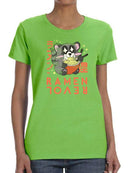 Raccoon Ramen Lover T-shirt -SmartPrintsInk Designs