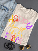 Cute Bunny Happy Easter T-shirt -SmartPrintsInk Designs